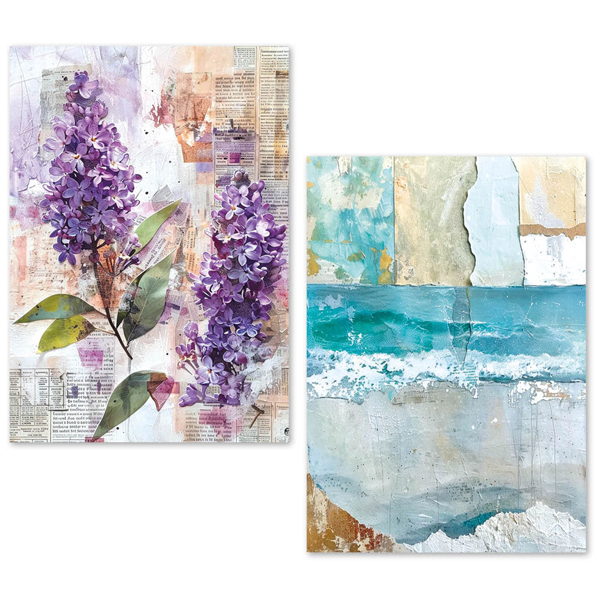 A5 Tissue Paper Set – 24 Sheets - Wild Blossom