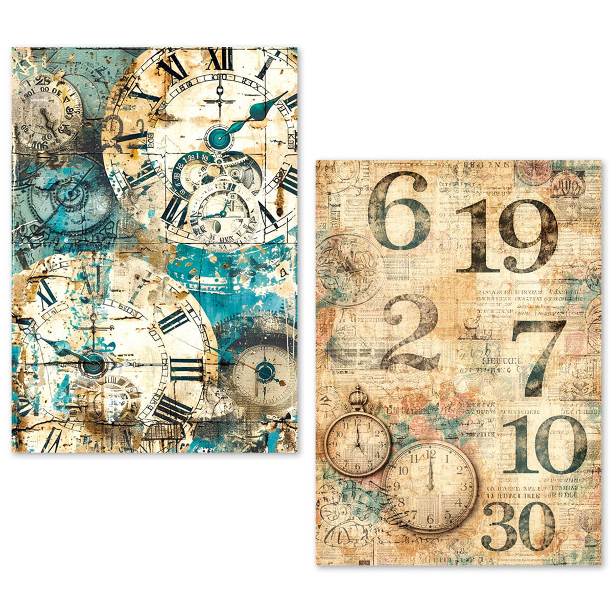 A5 Tissue Paper Set – 24 Sheets - Fragments of Time