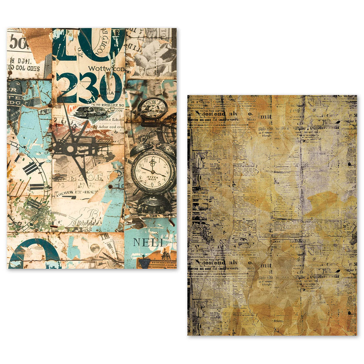 A5 Tissue Paper Set – 24 Sheets - Fragments of Time