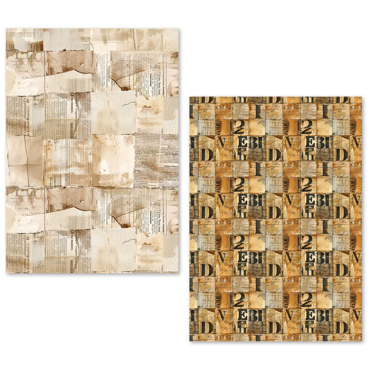 A5 Tissue Paper Set – 24 Sheets - Fragments of Time