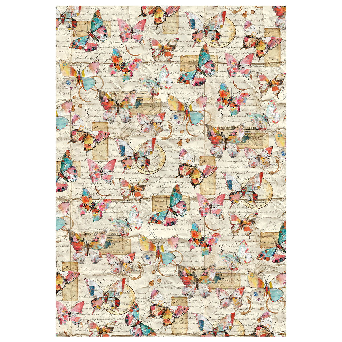 Mixed Media Rice Paper A4 Set 4/Pkg Quintessential