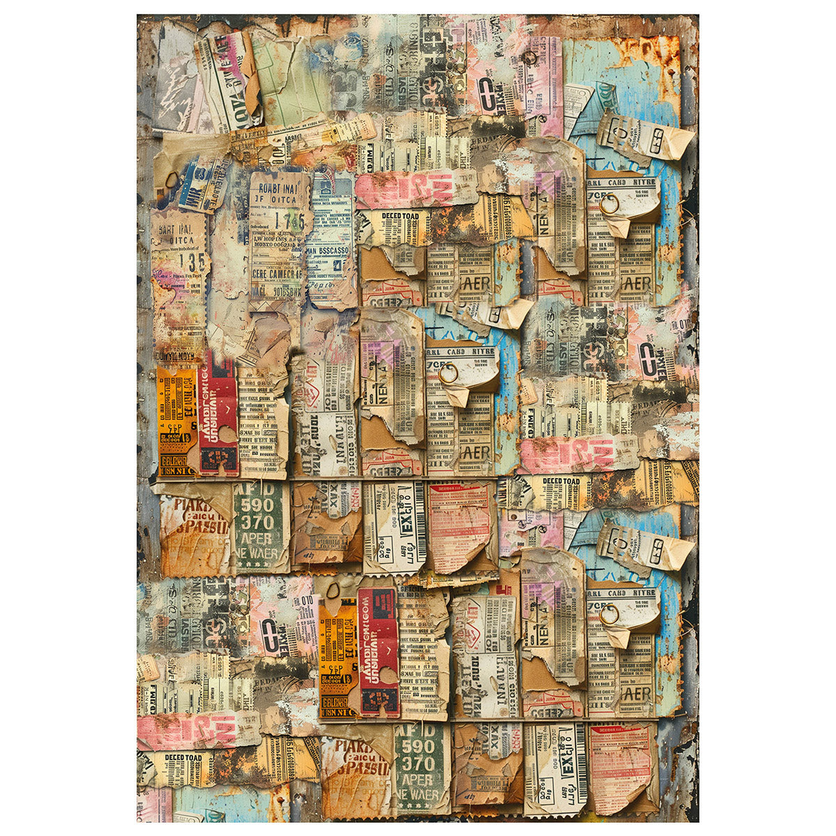 Mixed Media Rice Paper A4 Set 4/Pkg Journey Ahead