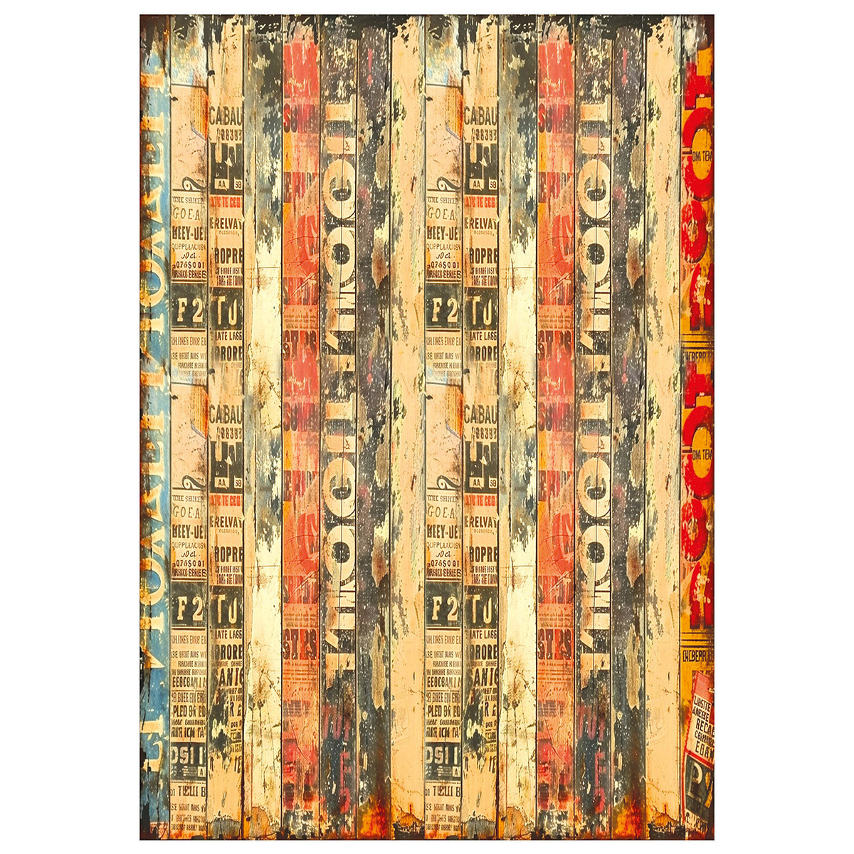 Mixed Media Rice Paper A4 Set 4/Pkg Journey Ahead