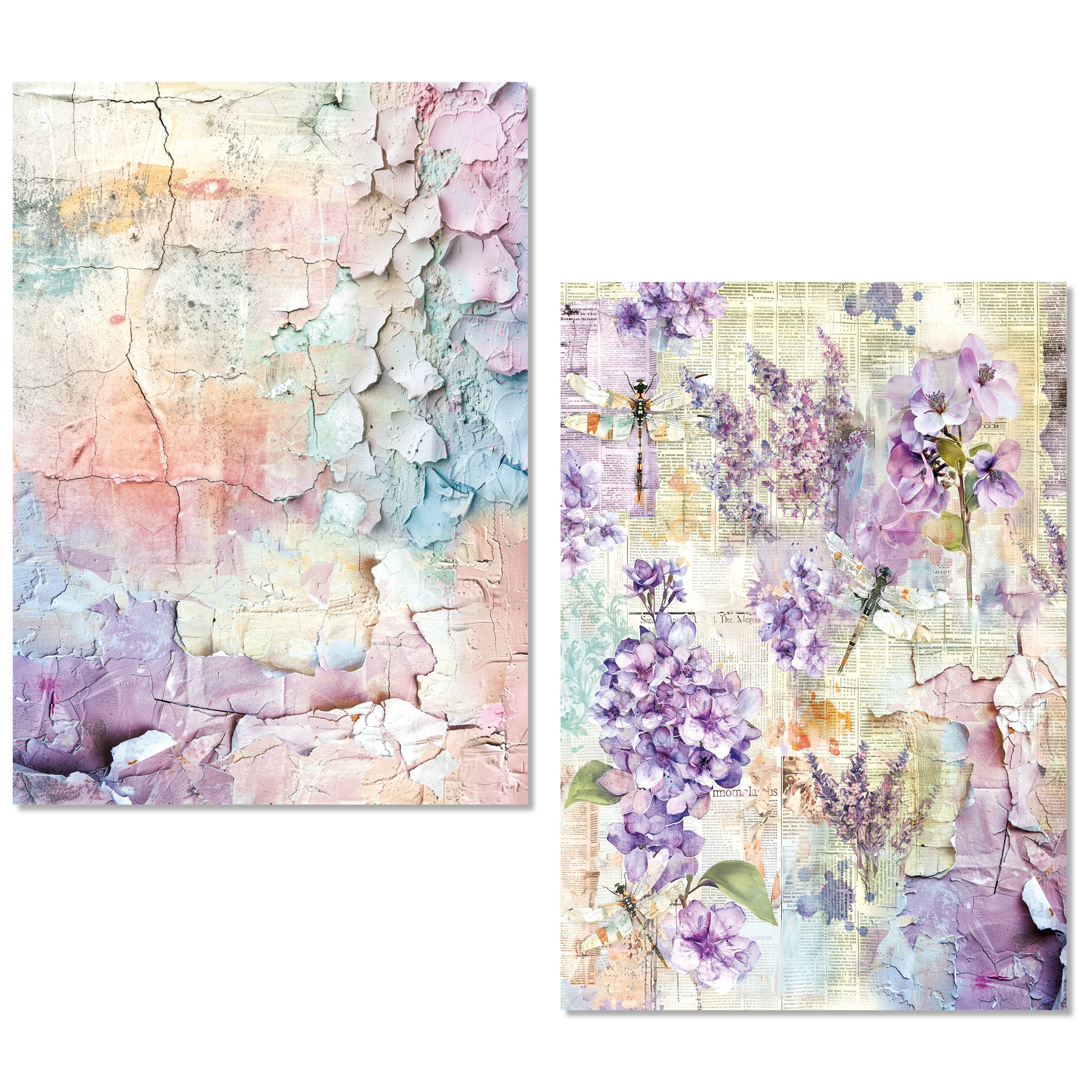 Rice Paper A5 MIXED 8/Pkg The Sound of Spring