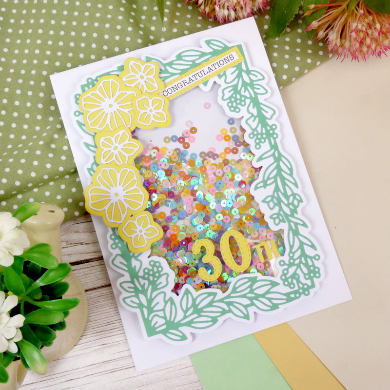 Moonstone Dies - Framed with Fabulous Foliage