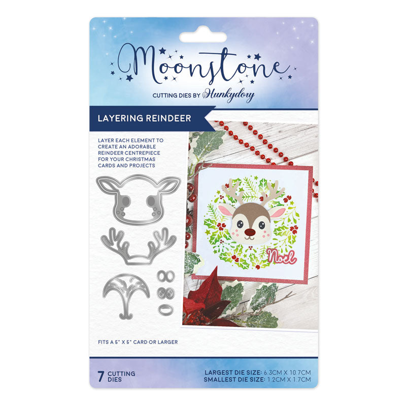 Moonstone Dies - Layering Reindeer