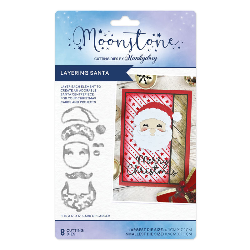 Moonstone Dies - Layering Santa