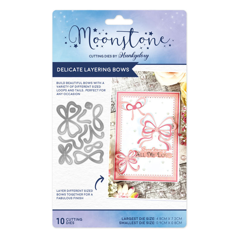 Moonstone Dies - Delicate Layering Bows
