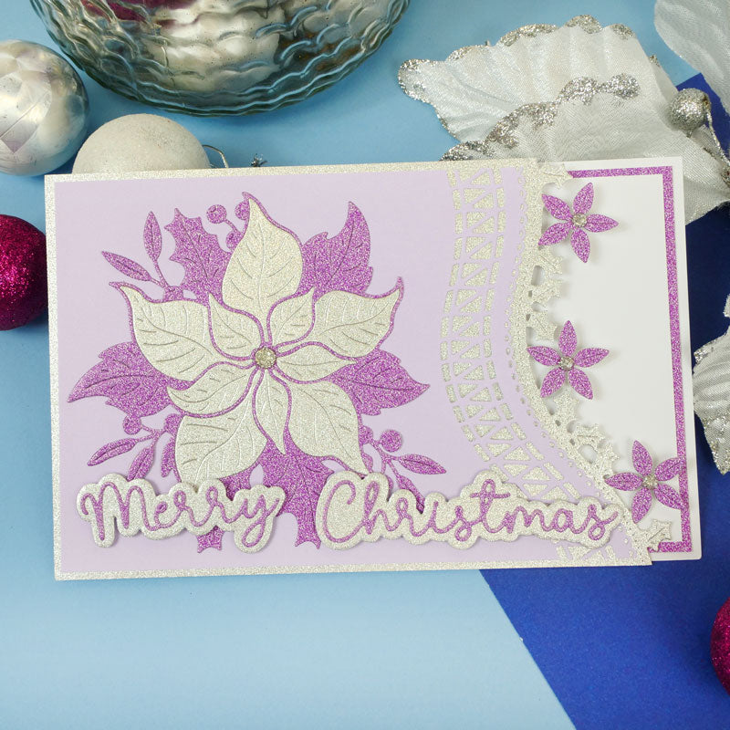 Moonstone Dies - Poinsettia Border Strips