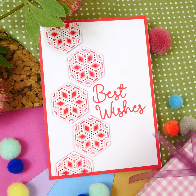 Moonstone Dies - Layering Hexagon Tile