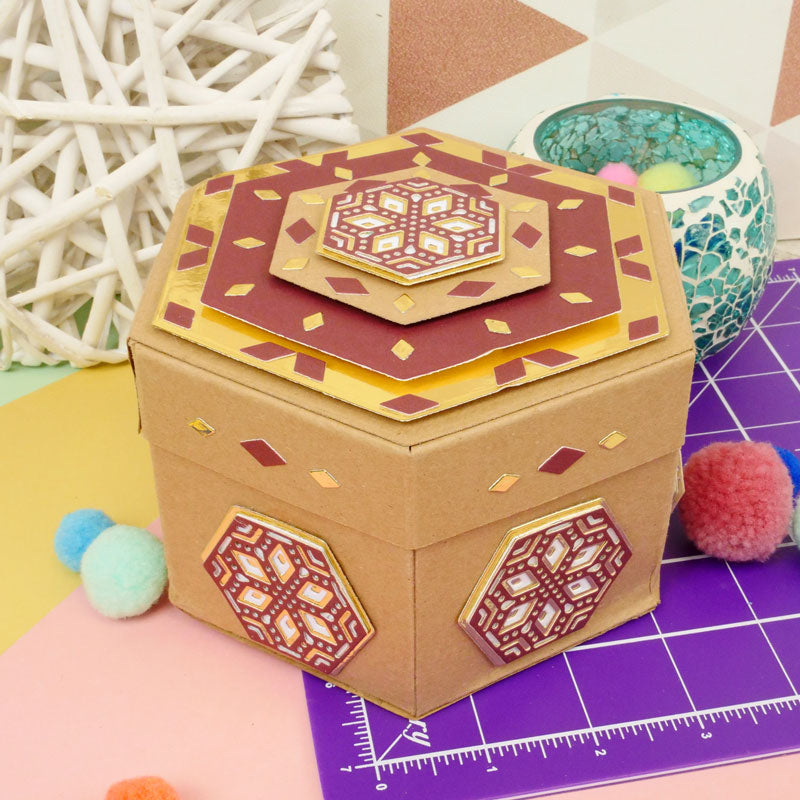 Moonstone Dies - Layering Hexagon Tile