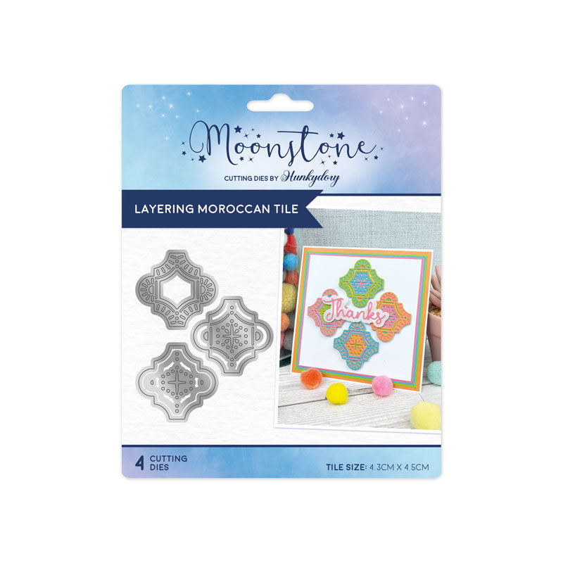Moonstone Dies - Layering Moroccan Tile