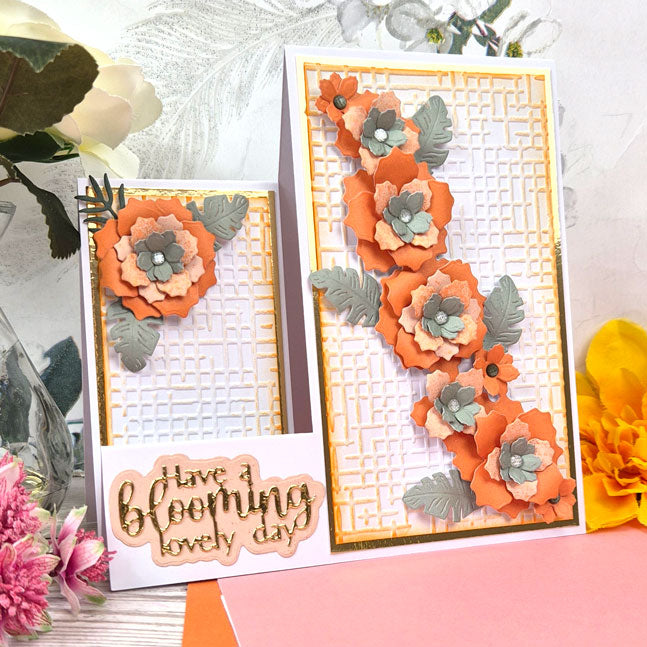 Moonstone Dies - Dimensional Flowers - Border Panel