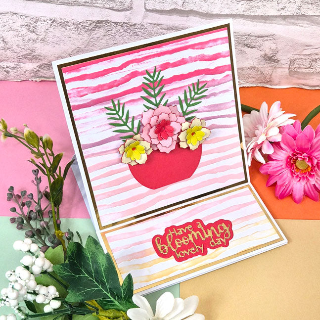 Moonstone Dies - Dimensional Flowers - Border Panel