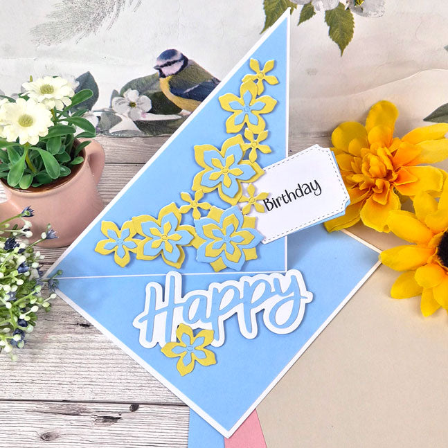 Moonstone Dies - Dimensional Flowers - Corner Panel