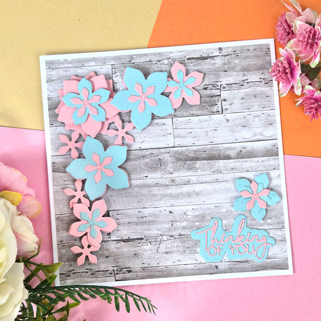 Moonstone Dies - Dimensional Flowers - Corner Panel