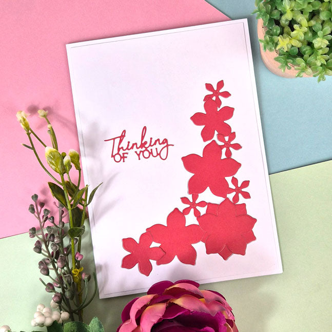 Moonstone Dies - Dimensional Flowers - Corner Panel