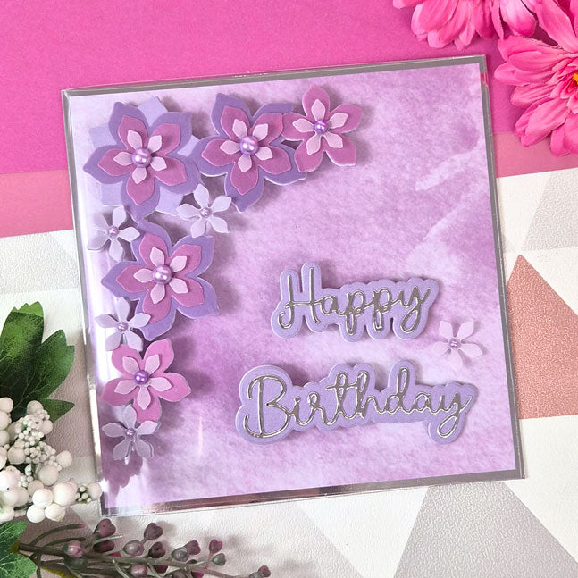 Moonstone Dies - Dimensional Flowers - Corner Panel