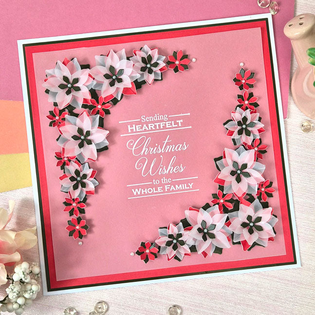 Moonstone Dies - Dimensional Flowers - Corner Panel