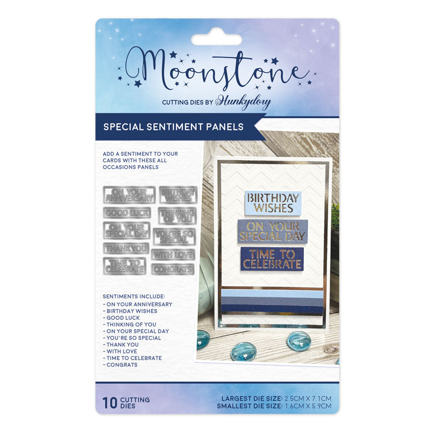 Moonstone Dies - Special Sentiment Panels