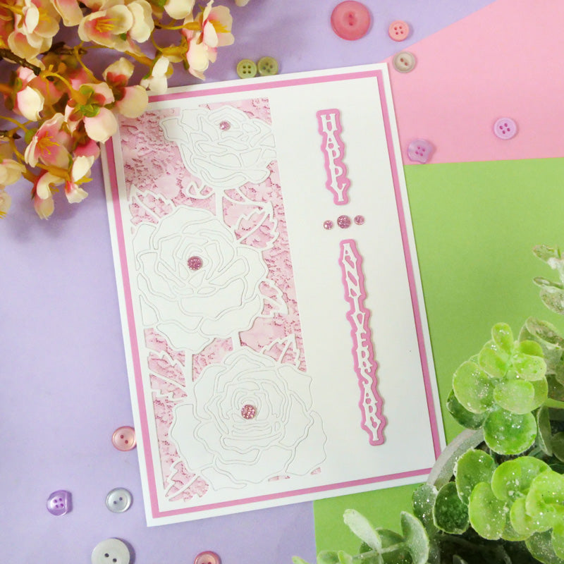 Moonstone Dies - DL Floral Panels - Roses