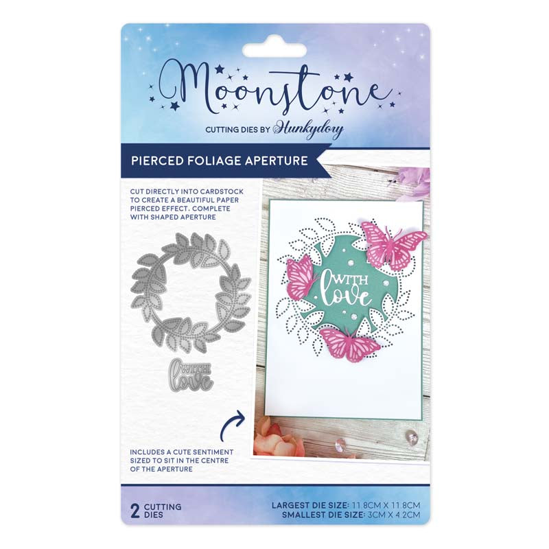 Moonstone Dies - Pierced Foliage Aperture