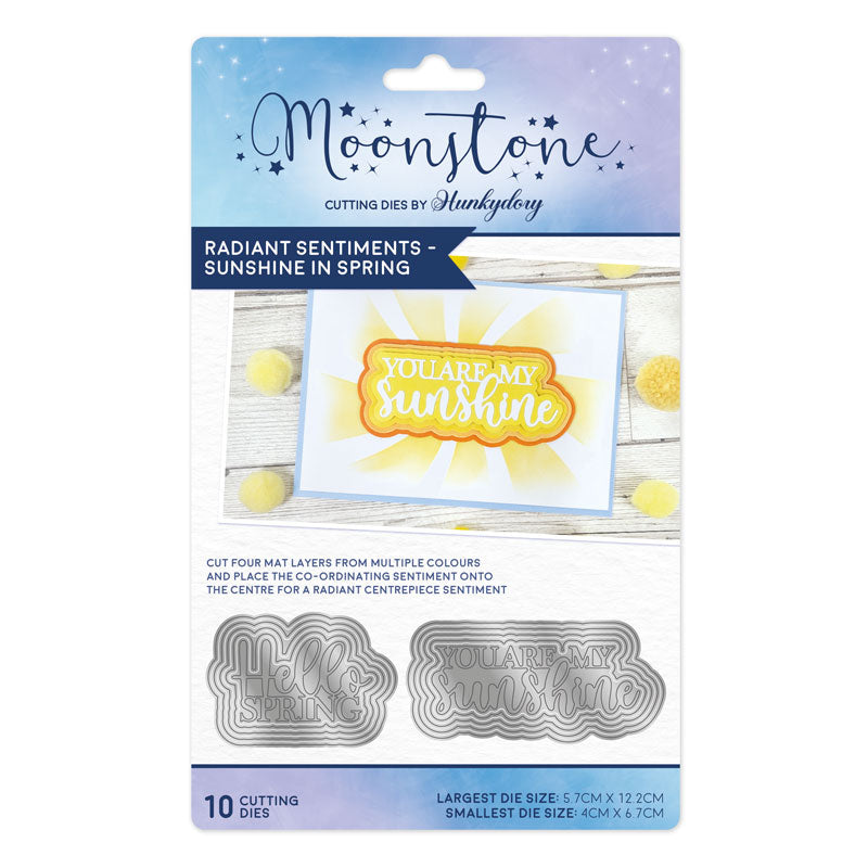 Moonstone Dies - Radiant Sentiments - Sunshine in Spring