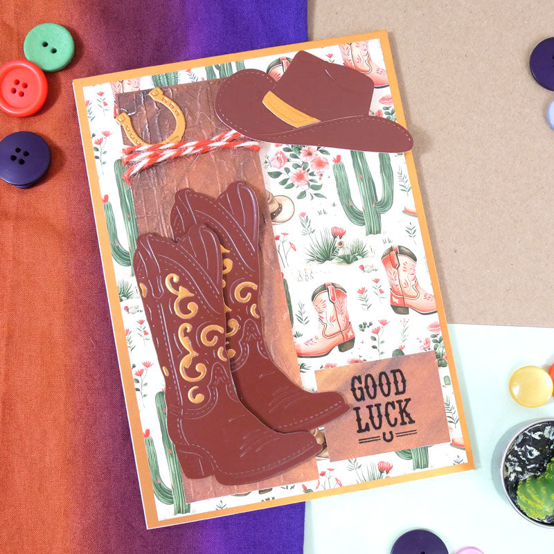 Moonstone Dies - Sheriff's Hat & Boot