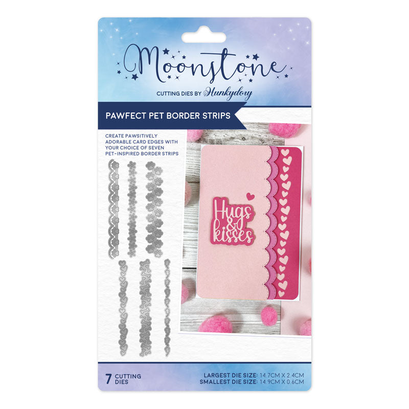 Moonstone Dies - Pawfect Pet Border Strips