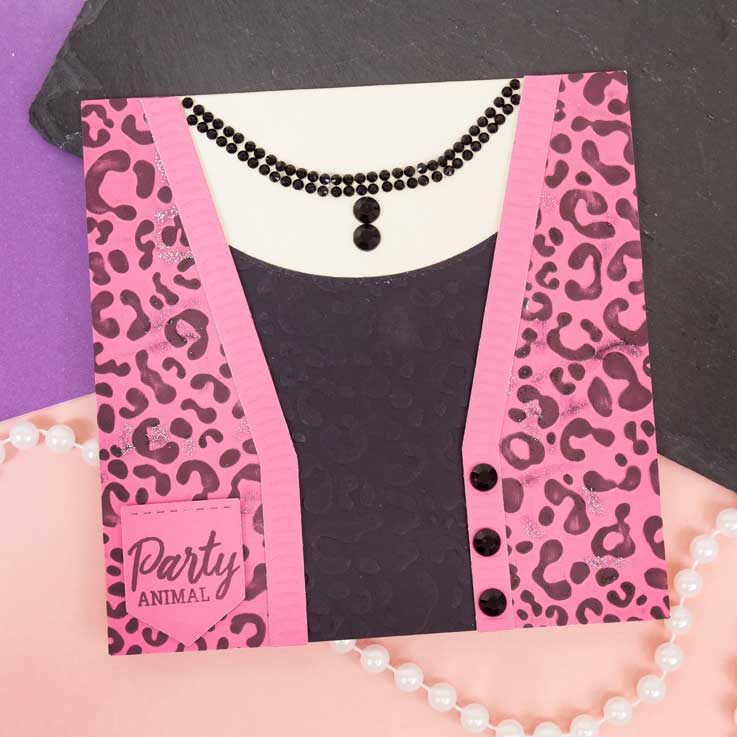 Moonstone Embossing Folders - Leopard Print