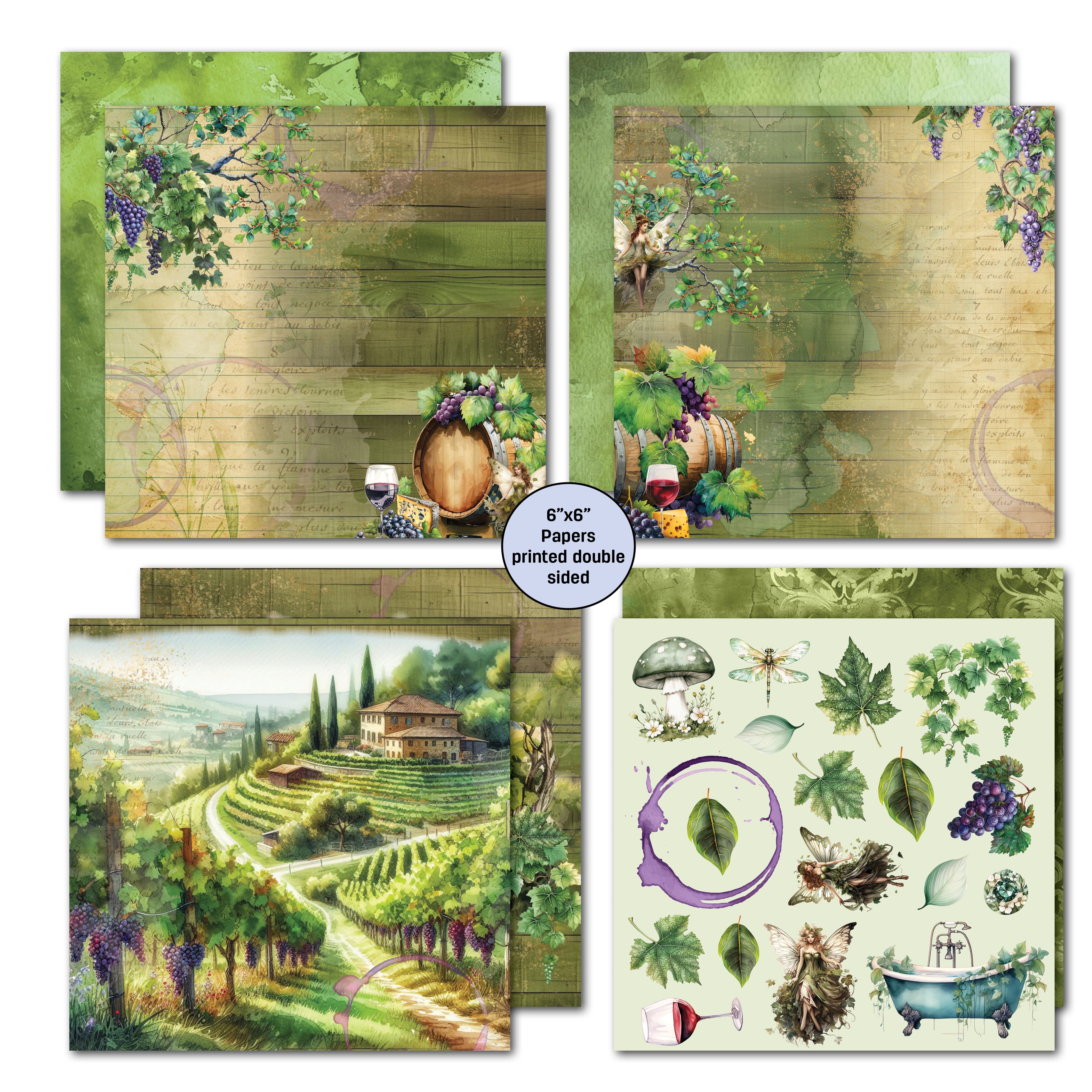 3Quarter Designs Magical Vines 6x6 Paper Pack