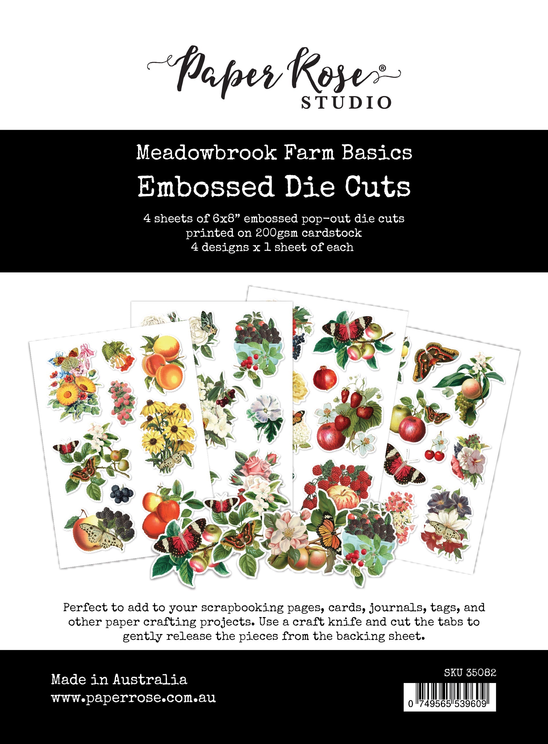 Meadowbrook Farm Basics Embossed Die Cuts 35082
