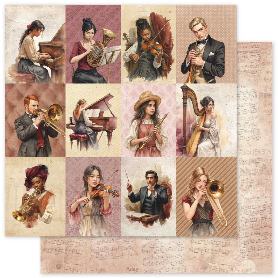 Melody & Memories Basics 12x12 Paper Collection 37411
