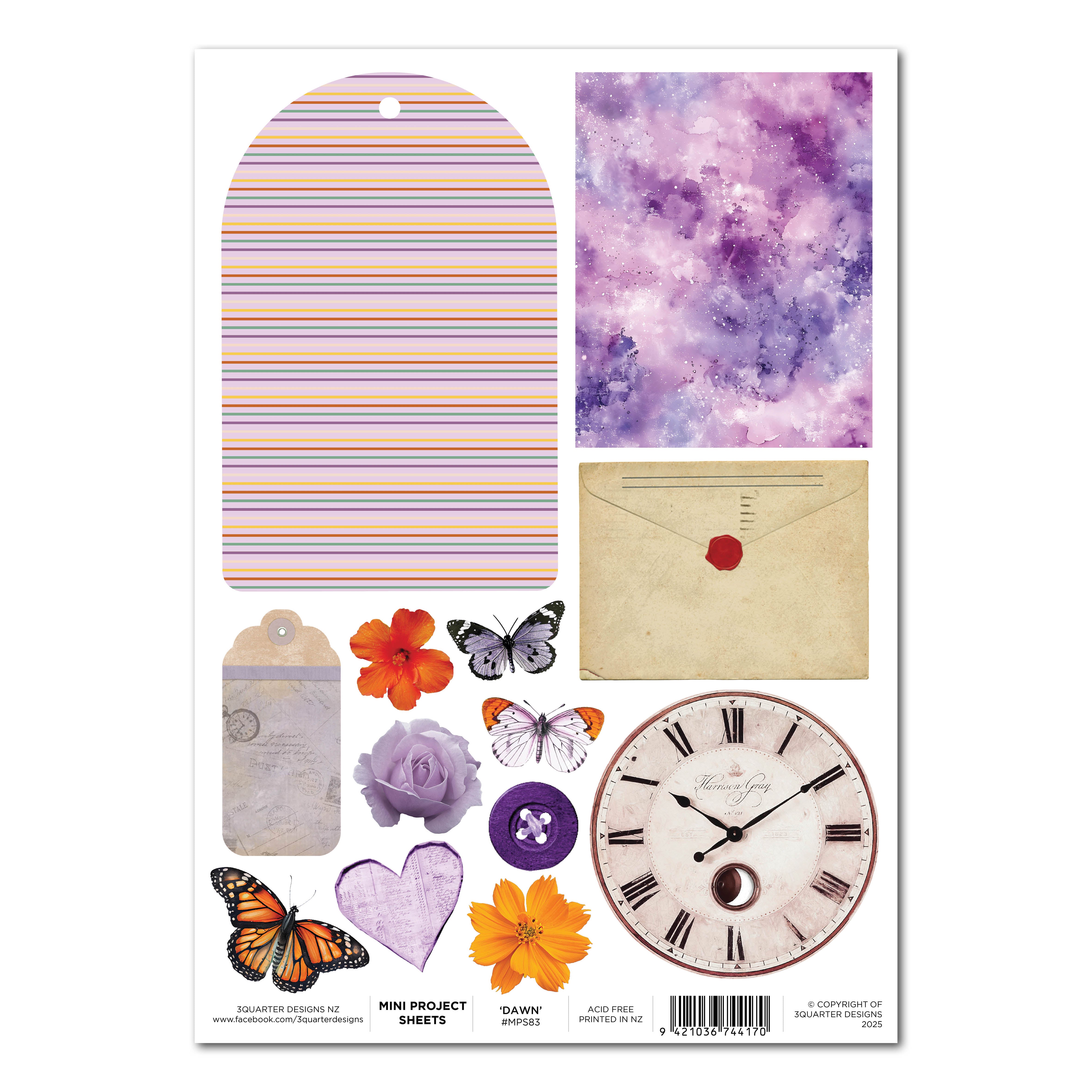 3Quarter Designs Dawns Glow - Mini Project Sheet