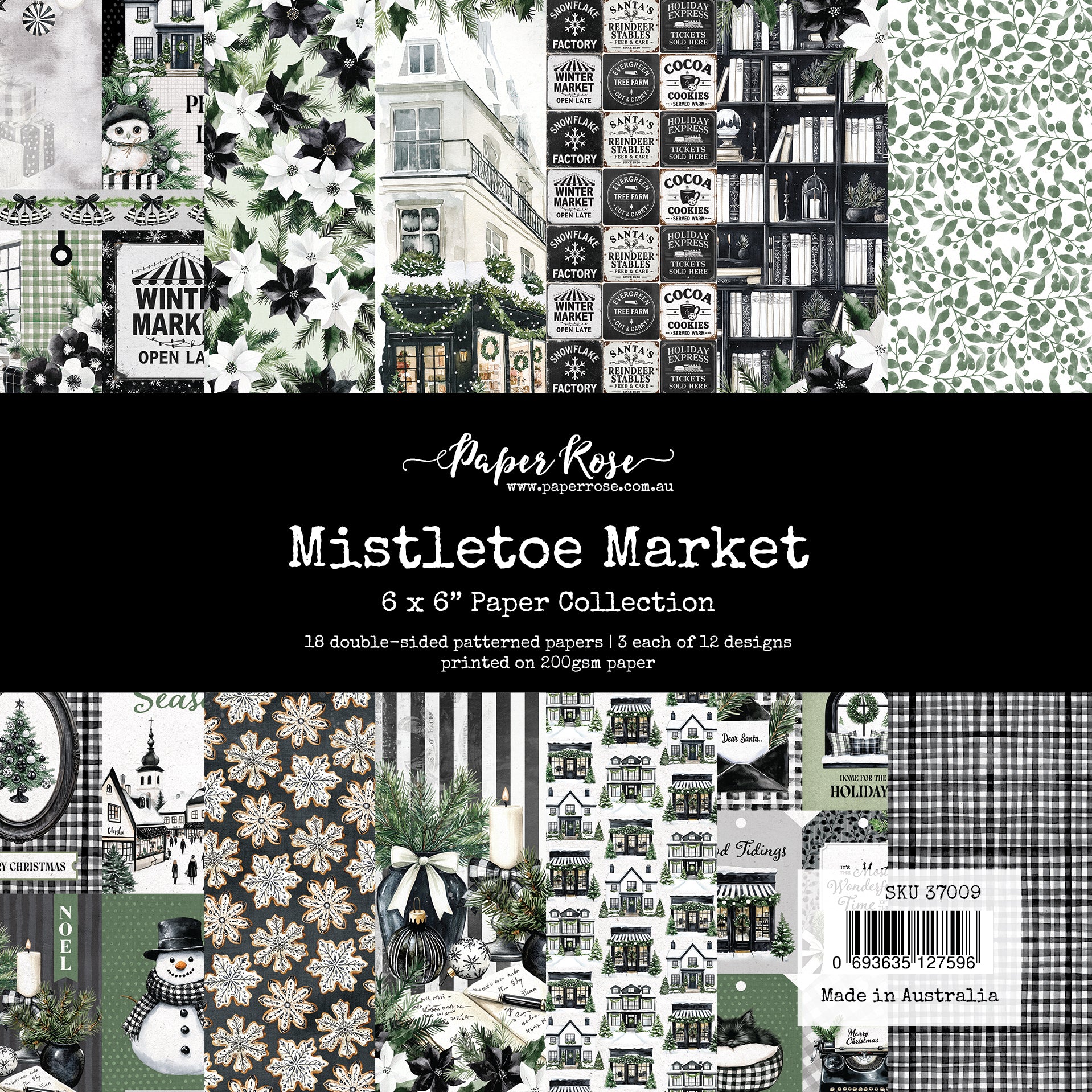 Mistletoe Market 6x6 Paper Collection 37009