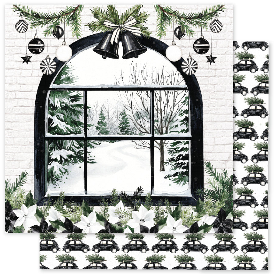 Mistletoe Market Basics D 12x12 Paper (12 pc Bulk Pack) 37057