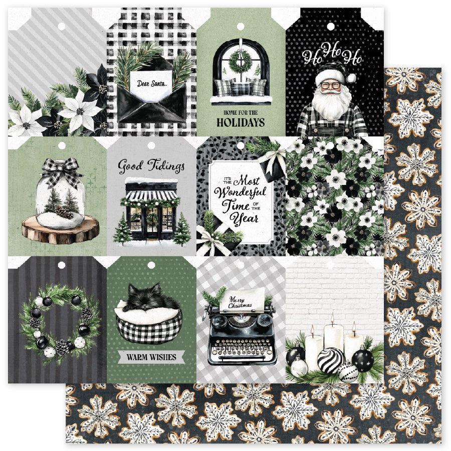 Mistletoe Market E 12x12 Paper (12 pc Bulk Pack) 37027