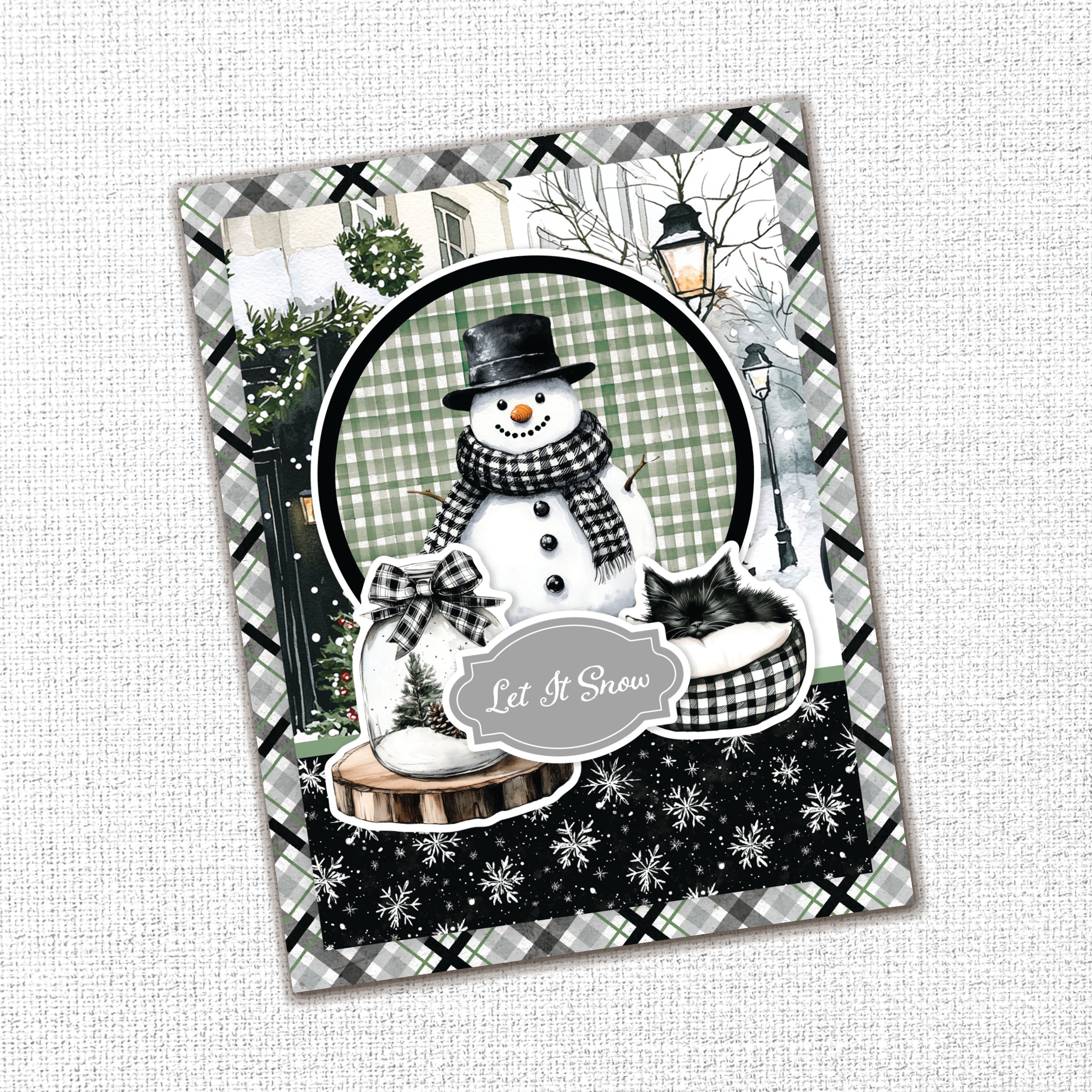 Mistletoe Market 6 x 8" Embossed Die Cuts 37033