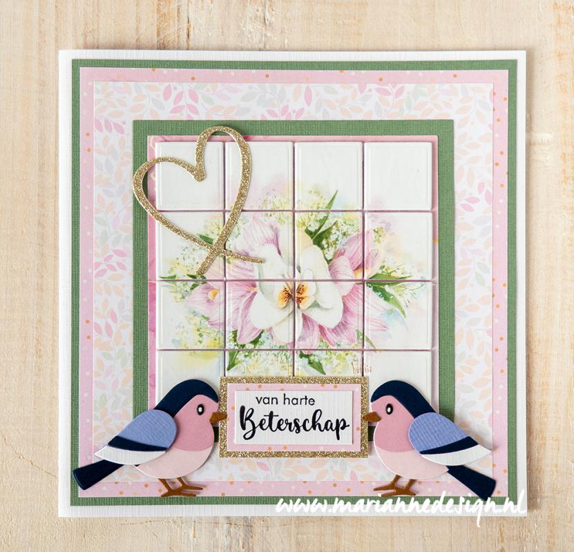 Marianne Design A4 Cutting Sheet - Mattie's Mooiste Romantic Bouquets