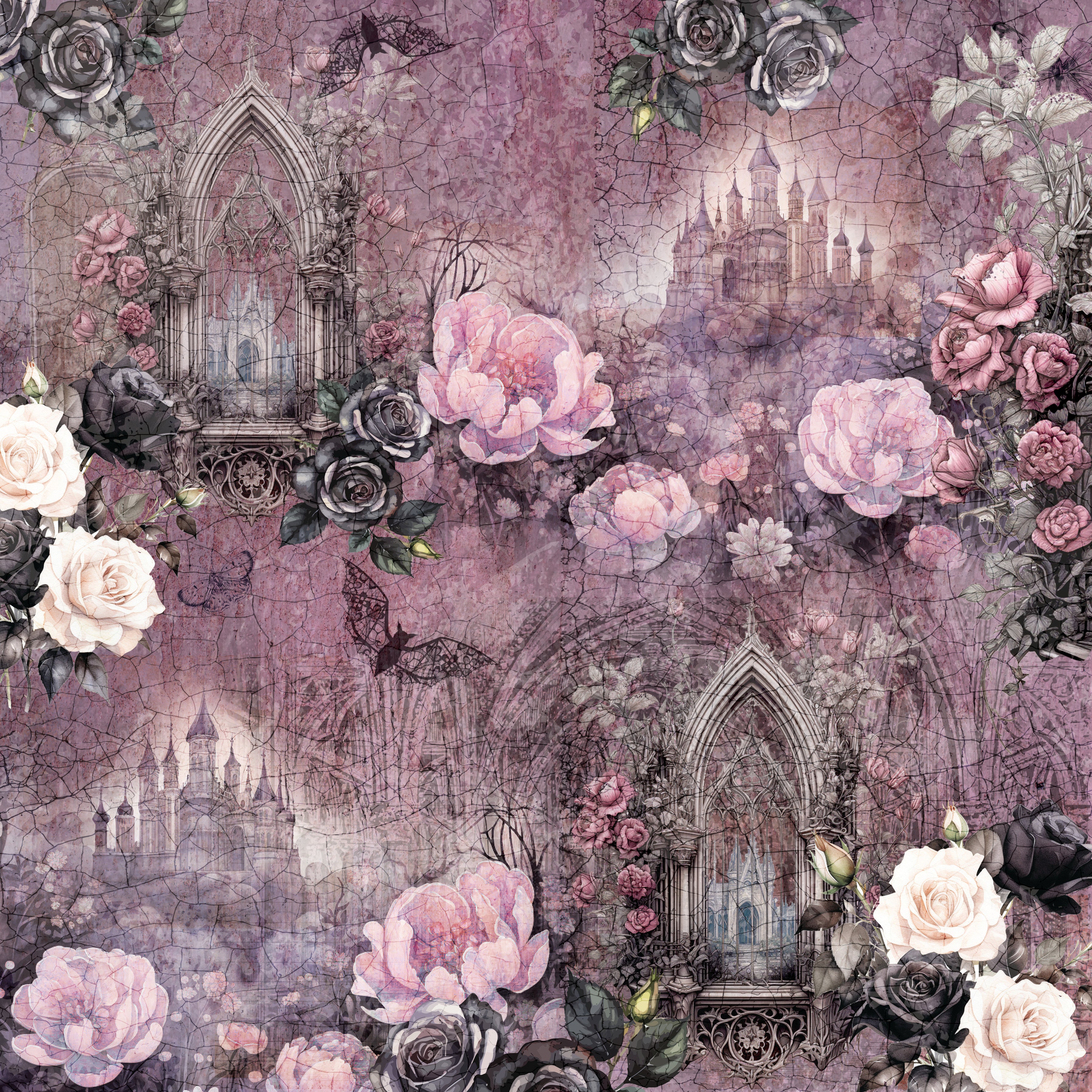 Sara Signature Thorn & Bloom 12" x 12" Paper Pad