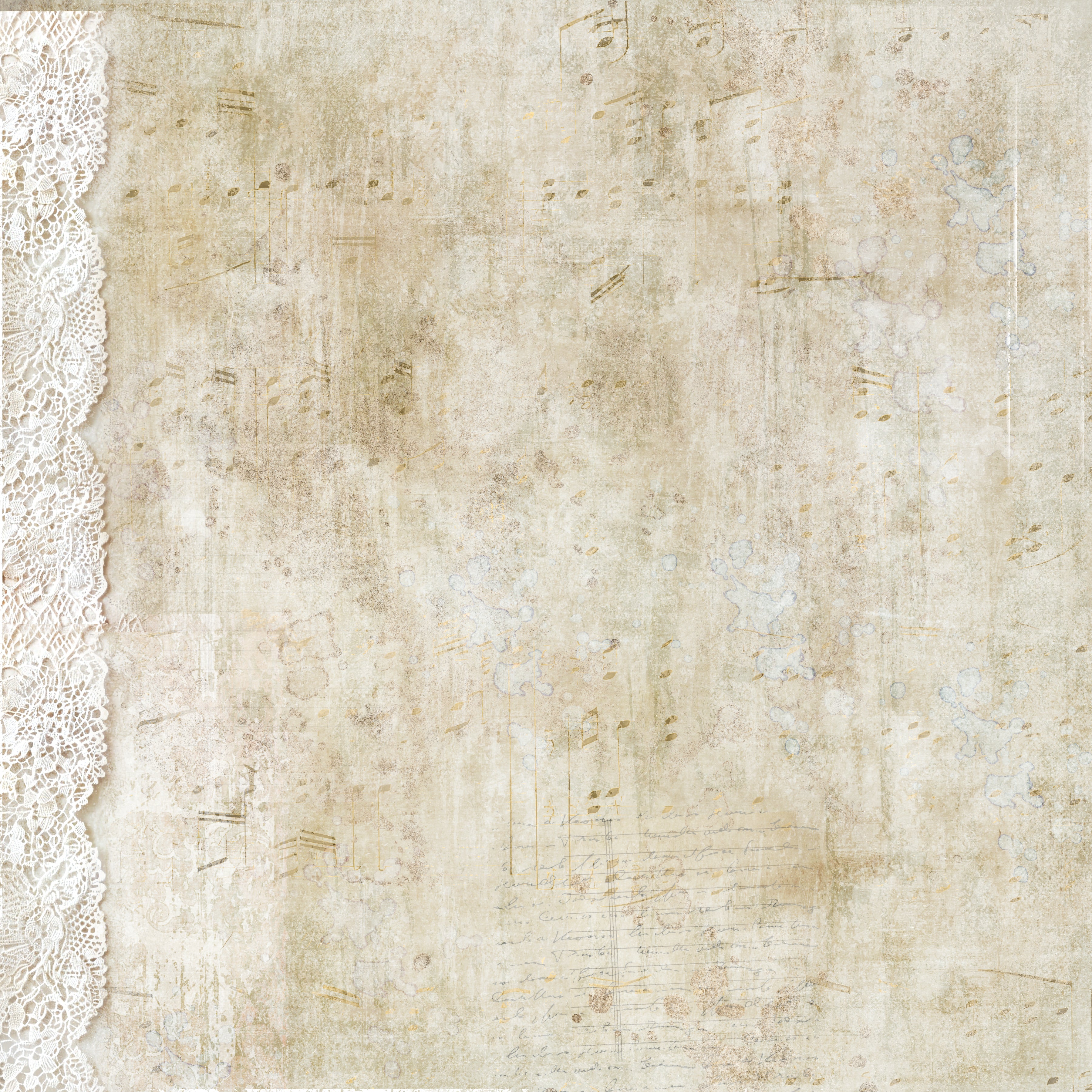 Sara Signature Antique Lace - 12" x 12" Paper Pad
