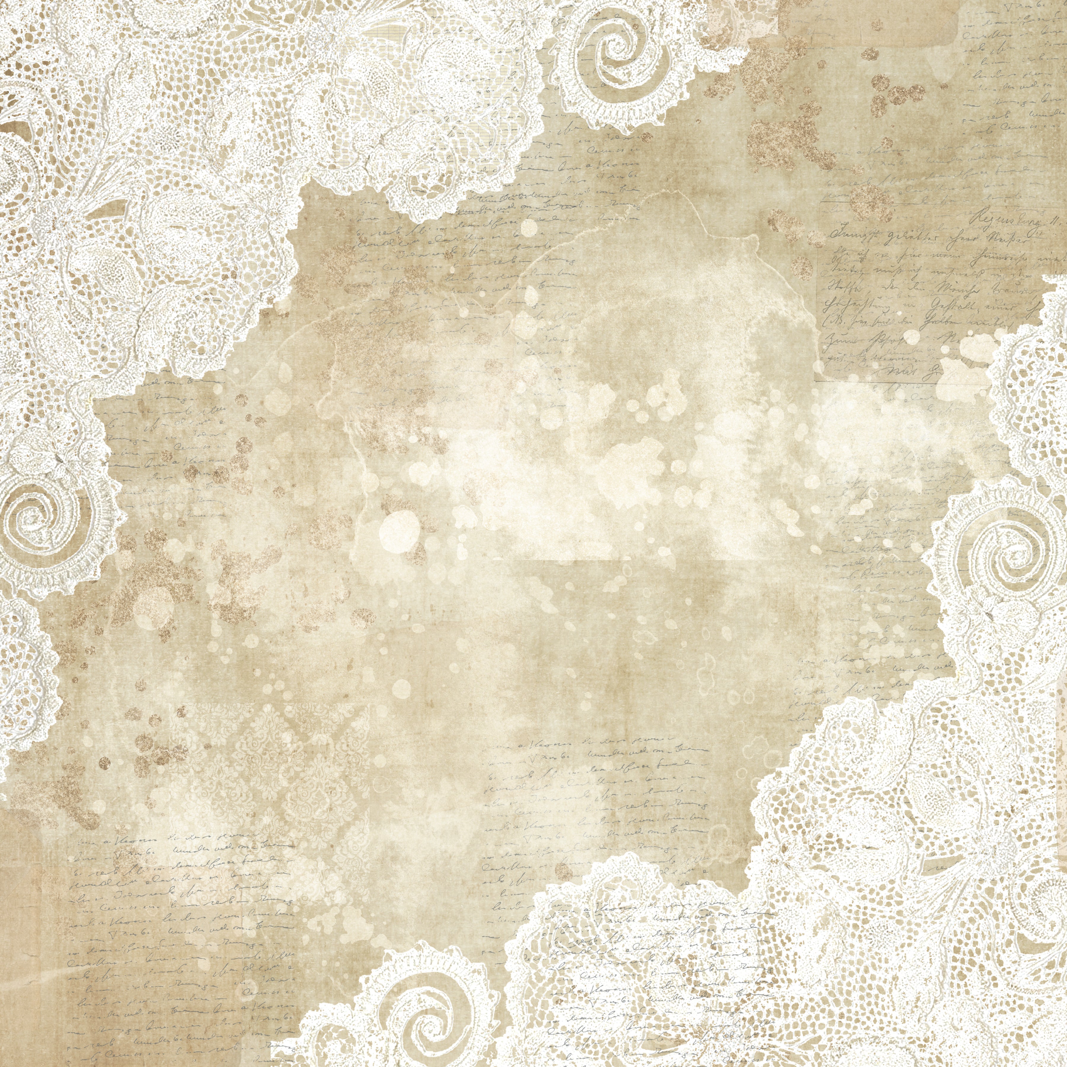 Sara Signature Antique Lace - 6" x 6" Paper Pad