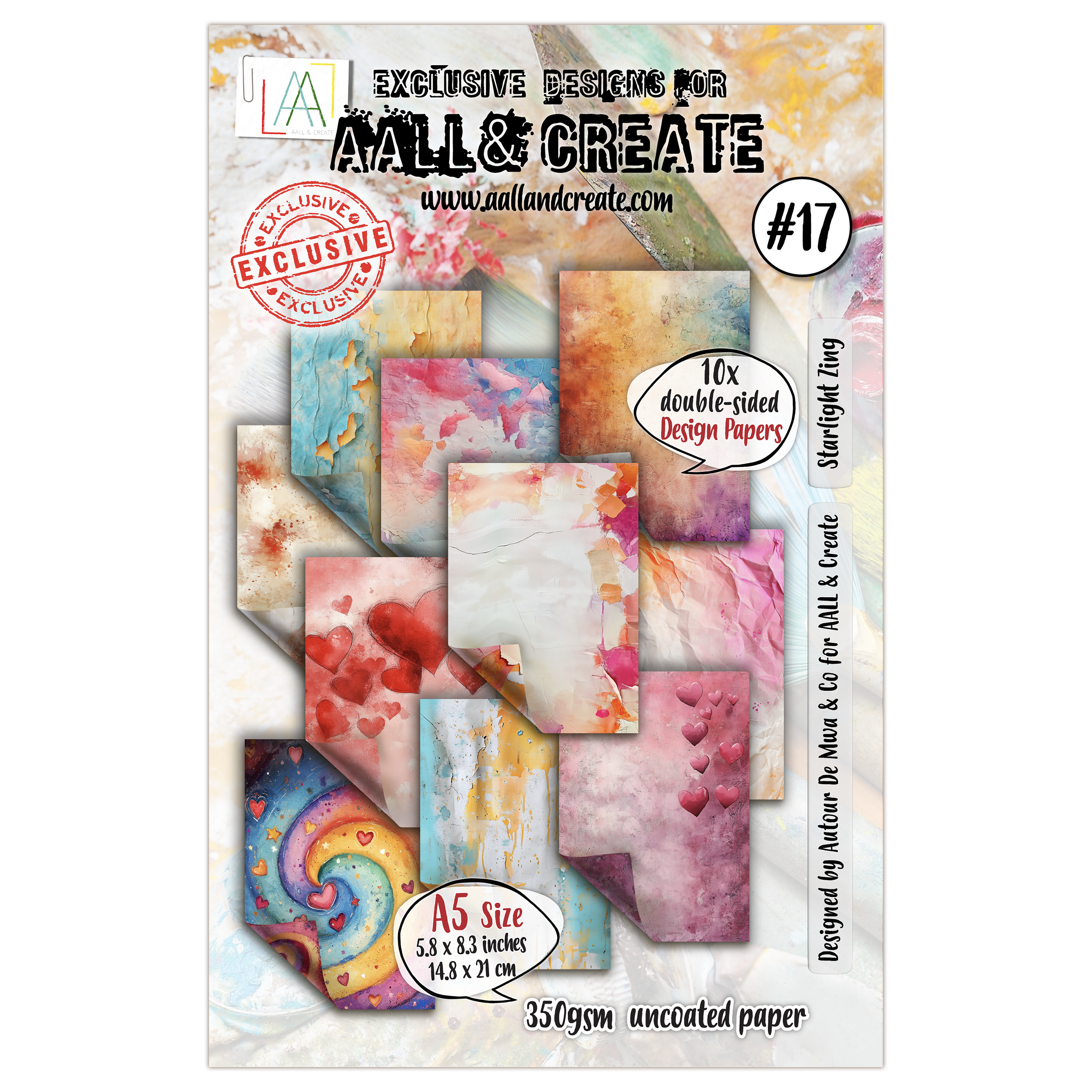 AALL and Create - A5 Design Paper - Starlight Zing