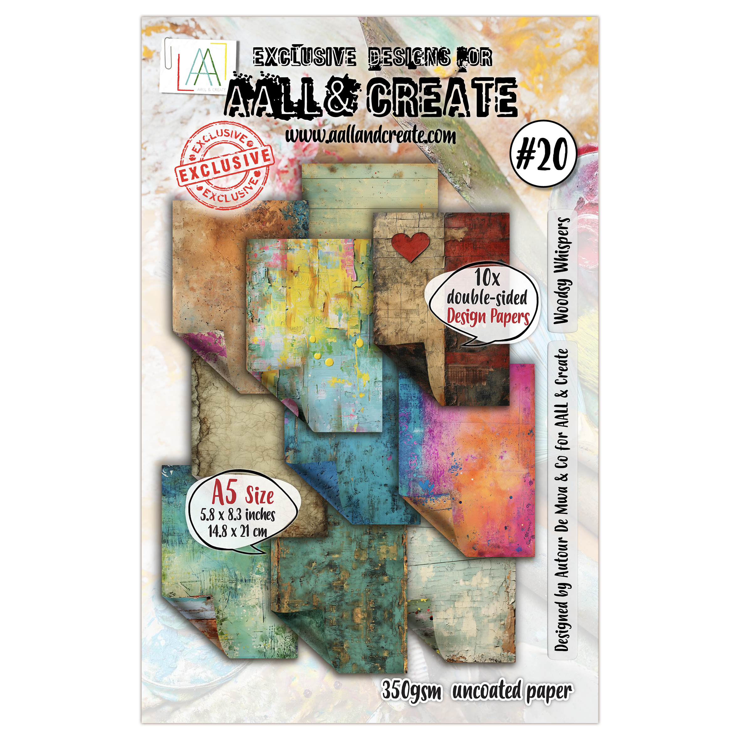 AALL and Create - A5 Design Paper - Woodsy Whispers