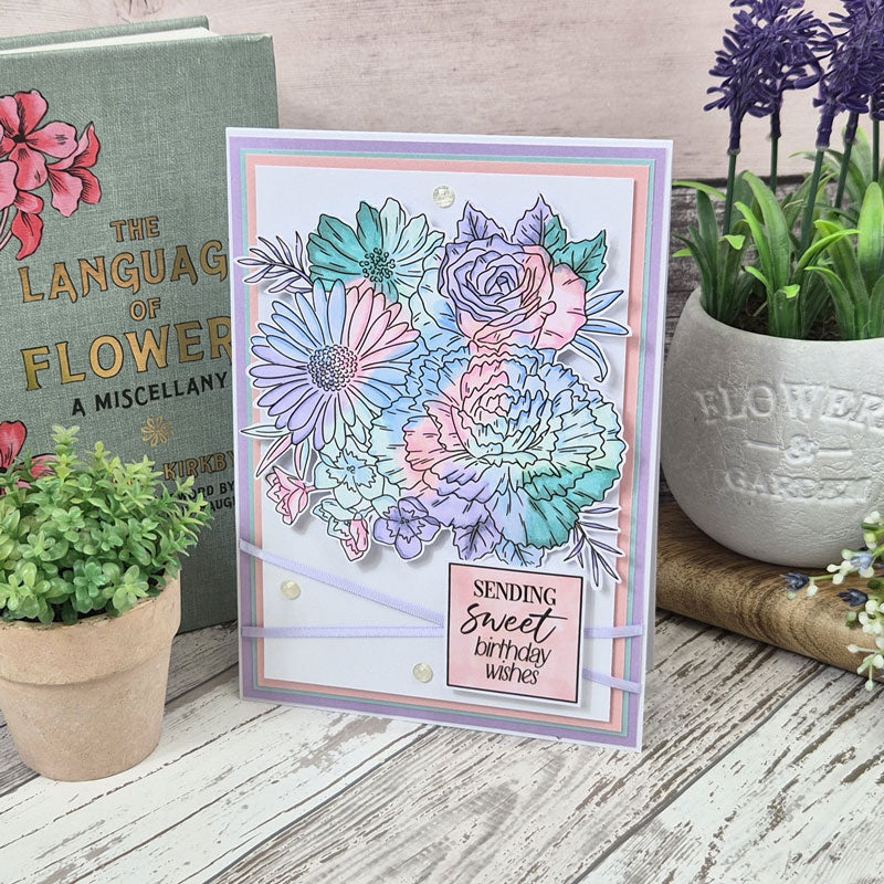 PRISM Colouring Pad of Flowers