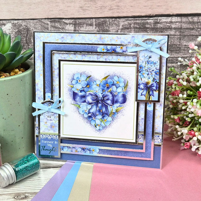 Forget-me-not Luxury Topper Set