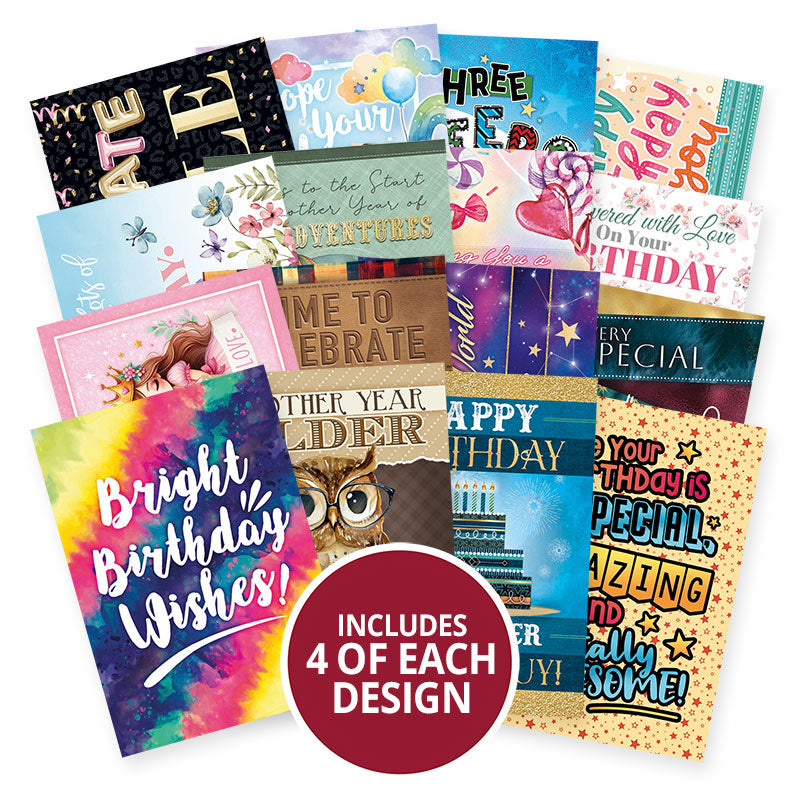 Say it with Style Pocket Pads - Birthday Wishes