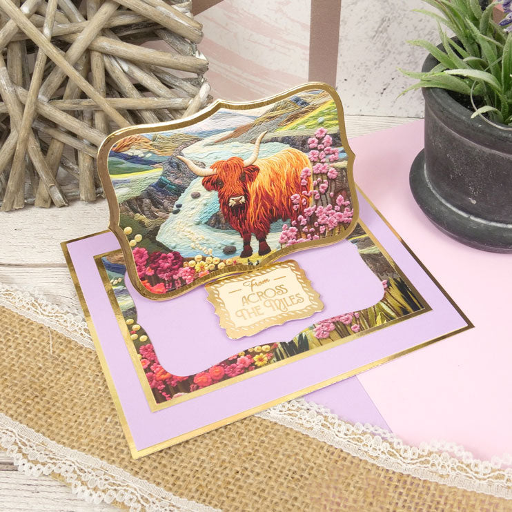 Moonstone Dies - Mini Straight Edged Nesting Dies - Pretty Label