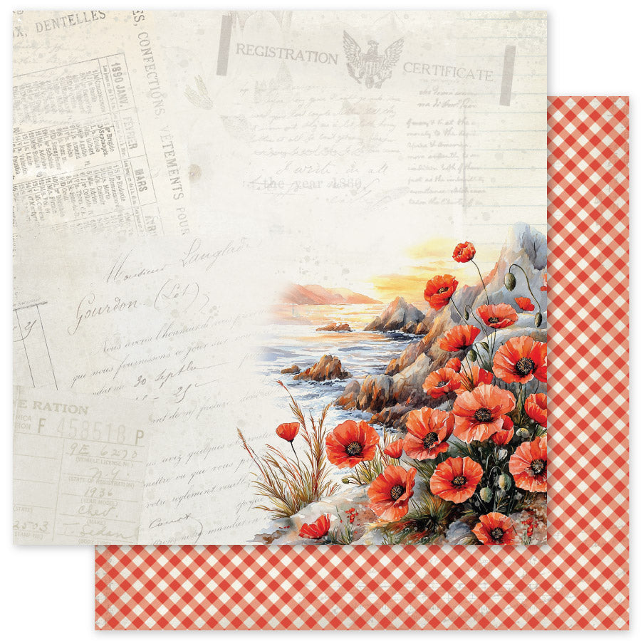 Poppy Garden Basics 12x12 Paper Collection 34644