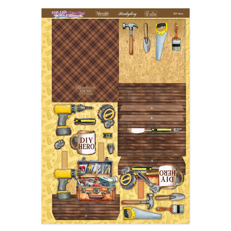 Pop-Up Stepper Card - DIY Hero